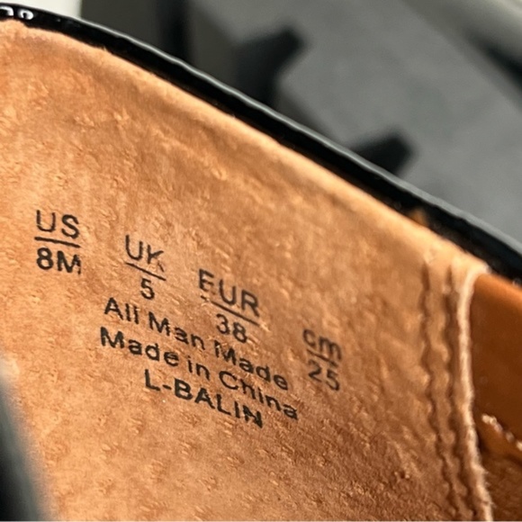 Franco Sarto Balin Lug Sole Loafer, Black, Size 8 NWOT - Picture 4 of 5